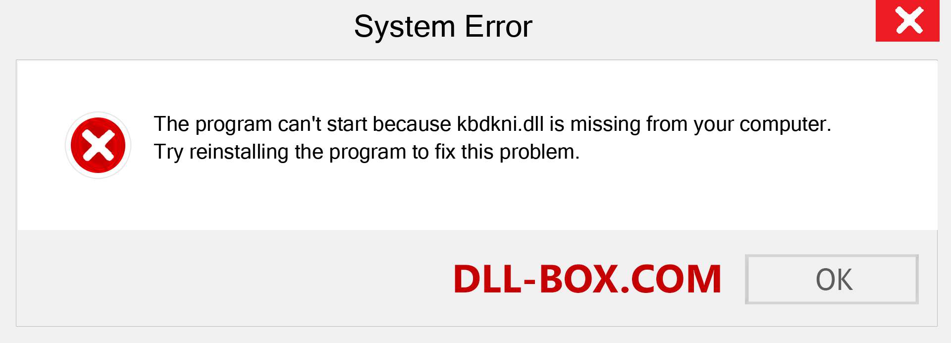  kbdkni.dll file is missing?. Download for Windows 7, 8, 10 - Fix  kbdkni dll Missing Error on Windows, photos, images